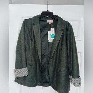 Skies Are Blue Green Blazer